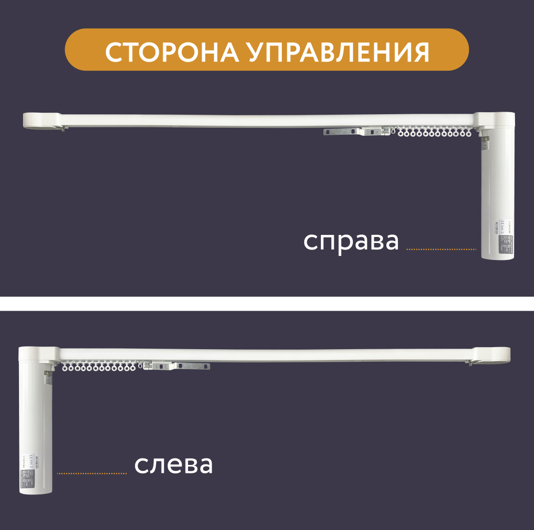 Вы можете выбрать удобную сторону управления с левой или правой стороны