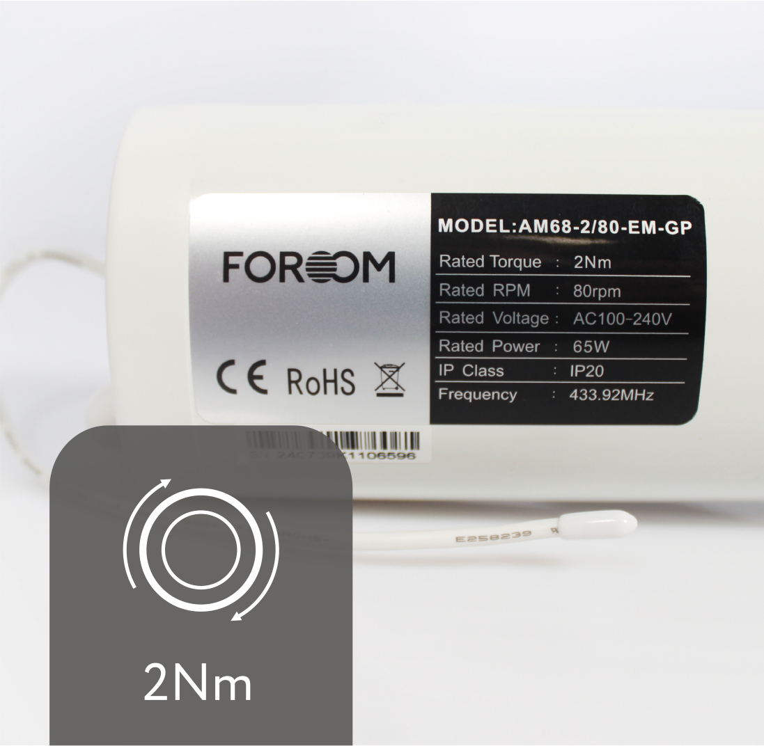 Двигатель мощностью 2 Nm — главное преимущества карниза для штор PROFILE SMART