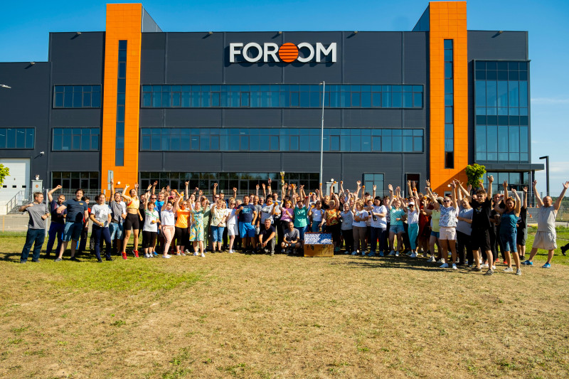 Первый тимбилдинг в новом ПСК FOROOM 